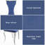 Chaise d'appoint Azriel (lot de 2)