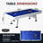 Hathaway Alpine 8-ft Outdoor Pool Table with Aluminum Frame and Waterproof, UV-Resistant Felt - Includes Accessories, White