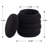 Upholstered Storage Ottomans With Round Side For Living Room, Entryway, Bedroom,Set Of 2-107083404