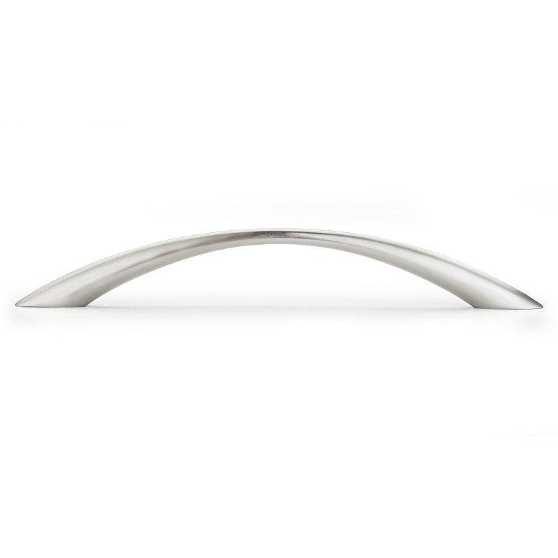 Poignée arche en métal 7 9/16 po, Nickel brossé, 6 5/16"