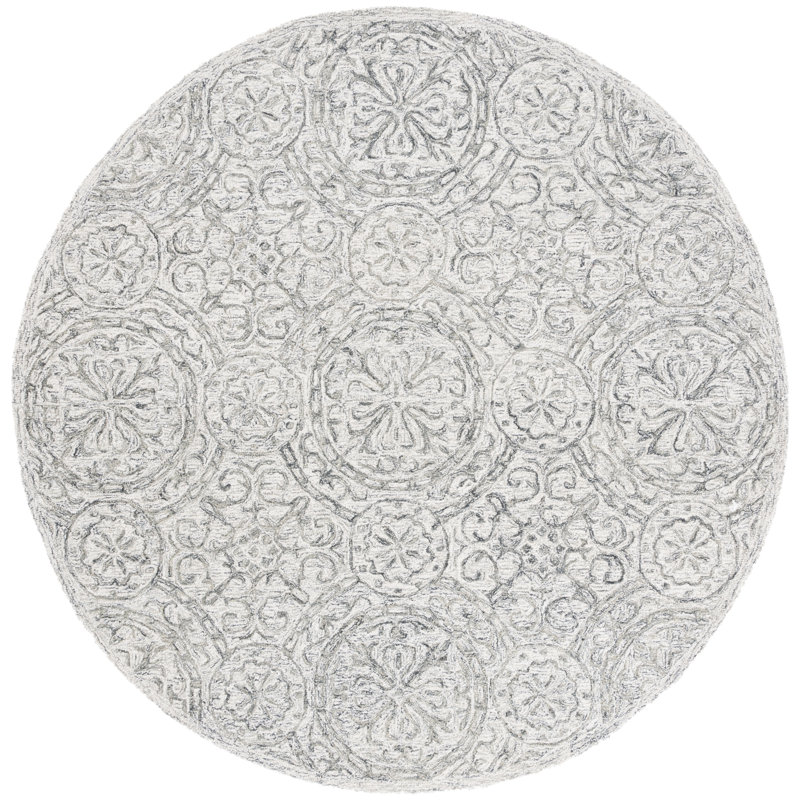 Tapis en laine, Rond 7 pi