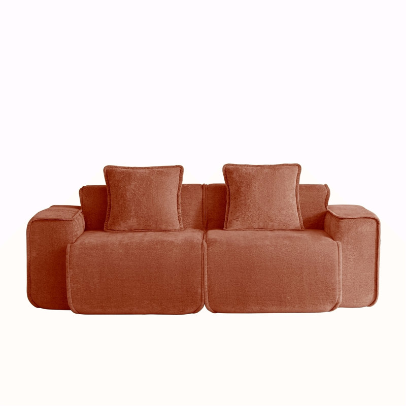 Velours pour canapé LSF & RSF - Rouge, H 31,1 po x l 39,37 po x P 38,18 po, Rouge