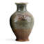 Vase en porcelaine avec glacis craquelé