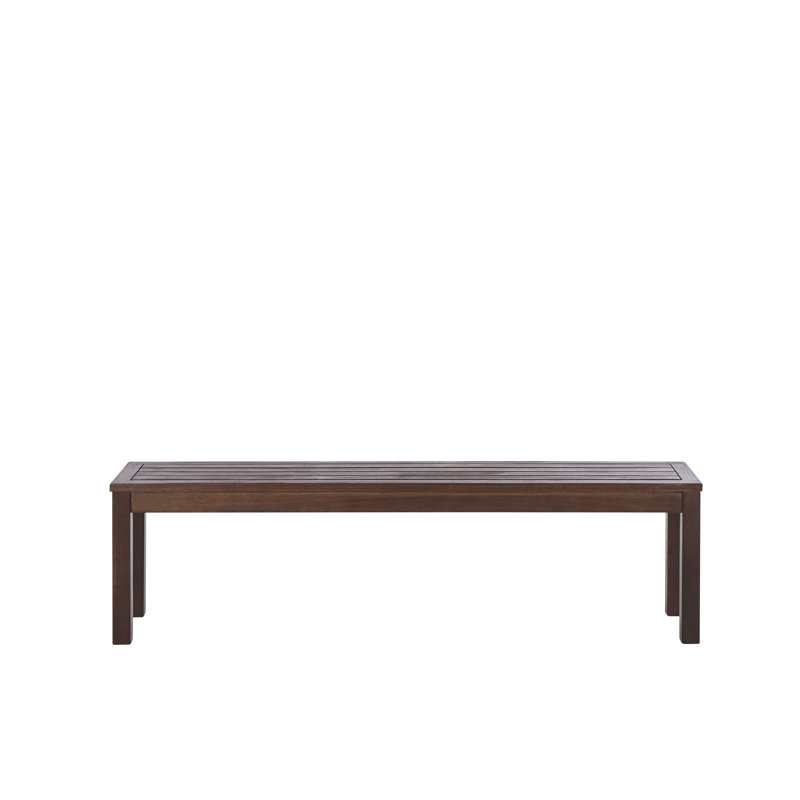 Sylvere Solid Wood Eucalyptus Outdoor Bench