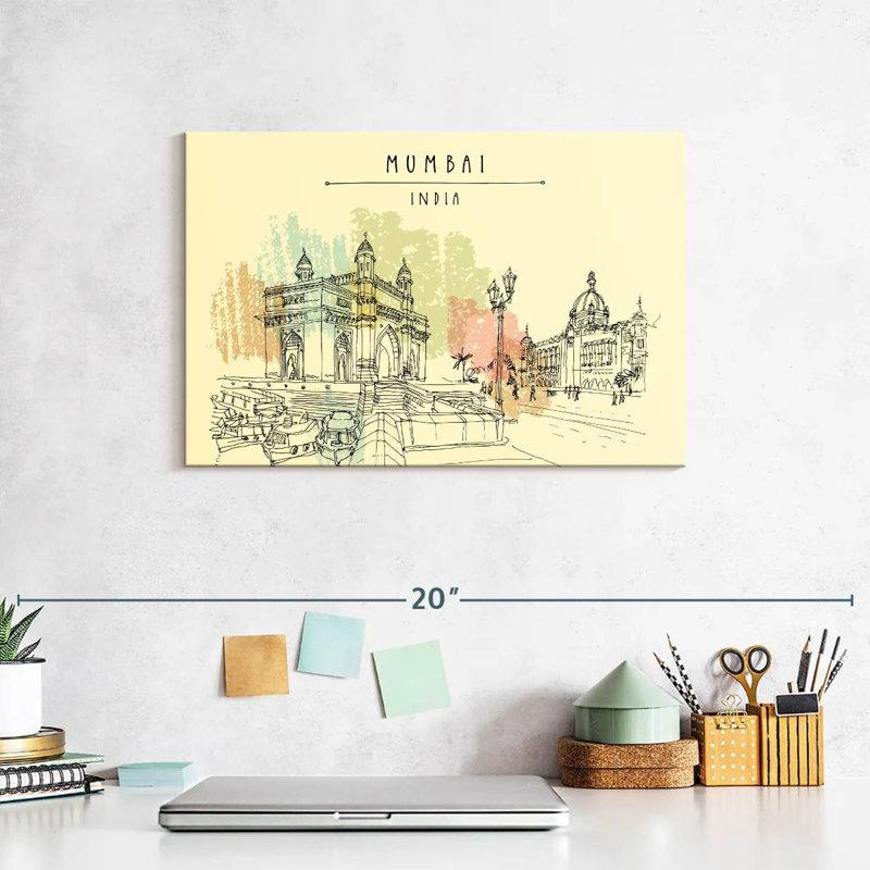 Nicci Mumbai, 8" H x 12" W