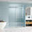 Frameless Shower Door Soft-closing Single Sliding