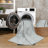 GLN Rugs Contemporary Collection - Machine Washable Modern Area Rug, Contemporary Washable Rug, Non Slip Area Rug, Abstract Living Room Rug, Bedroom Rug, Bathroom Rug (Gray Rug)-2120400062