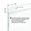 Cadre transparent en acrylique transparent 7 po de large x 5,5 po de haut - horizontal / paysage, paquet de 10