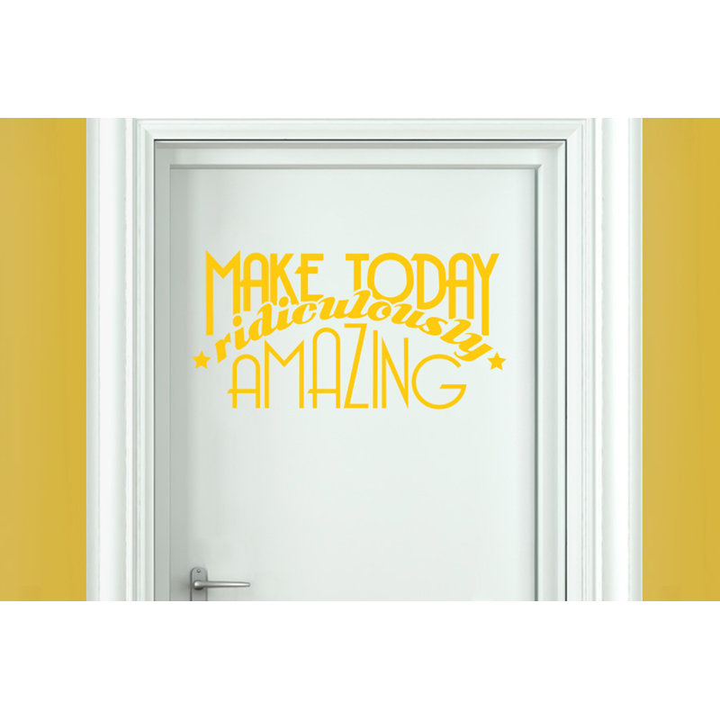 Wall Decal, Dark Yellow