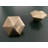 Faceted Hexagonal Solid Brass Cabinet Knob