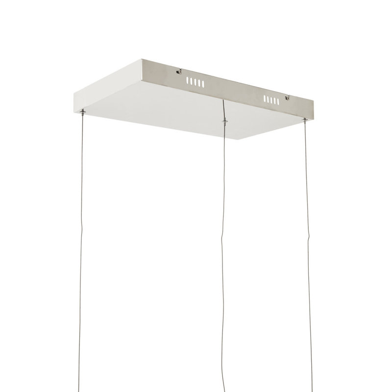 Arvīds 3 - Light Silver LED Square/Rectangle Pendant