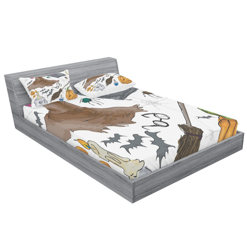 Microfiber Sheet Set, Full Sheet Set with Fitted Sheet