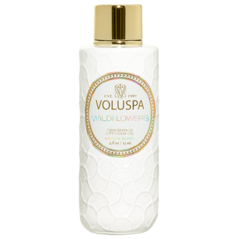 Wildflowers 15Ml Diffuser Oil, White, Plant/Floral