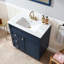 Meuble-lavabo simple 30 po avec plateau en céramique intégré