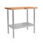 Wood Work Table with Undershelf-53641326