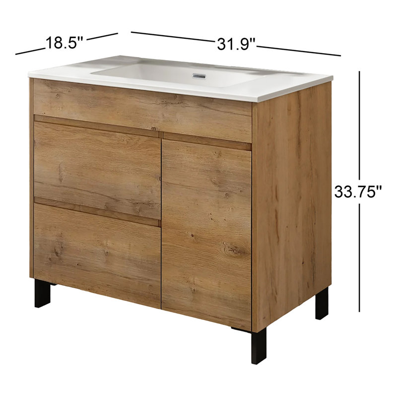 Ensemble de meuble-lavabo simple 32 po Chumasero