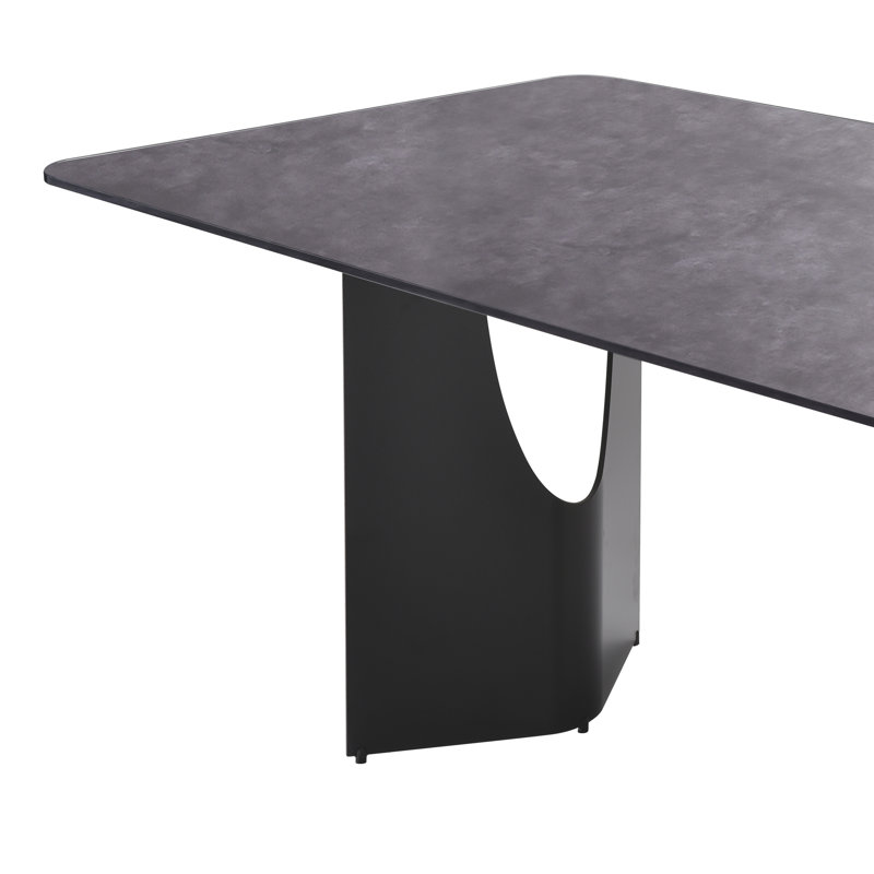 Table de salle à manger Arechiga, Gris