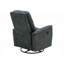 Fauteuil inclinable gris pivotant avec assemblage facile et design contemporain pour une assise confortable