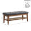 Banc de rangement rembourré Hahnville -602685169