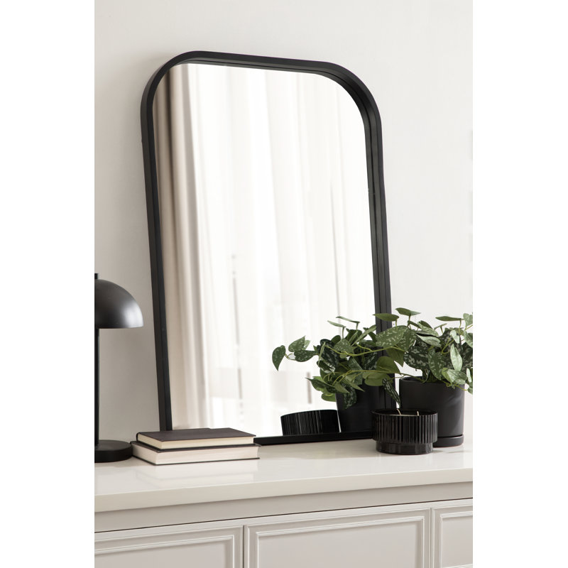 Miroir mural en bois