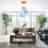 3-Light Modern Pendant Light with Globe Glass Shade for Dining Room-1861199159