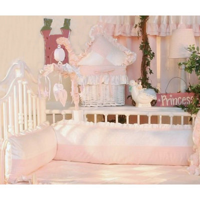 Princess Pink Gingham Musical Crib Mobile