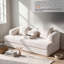 Upholstered 70.07 " Chenille Sofa Bed-1996582585