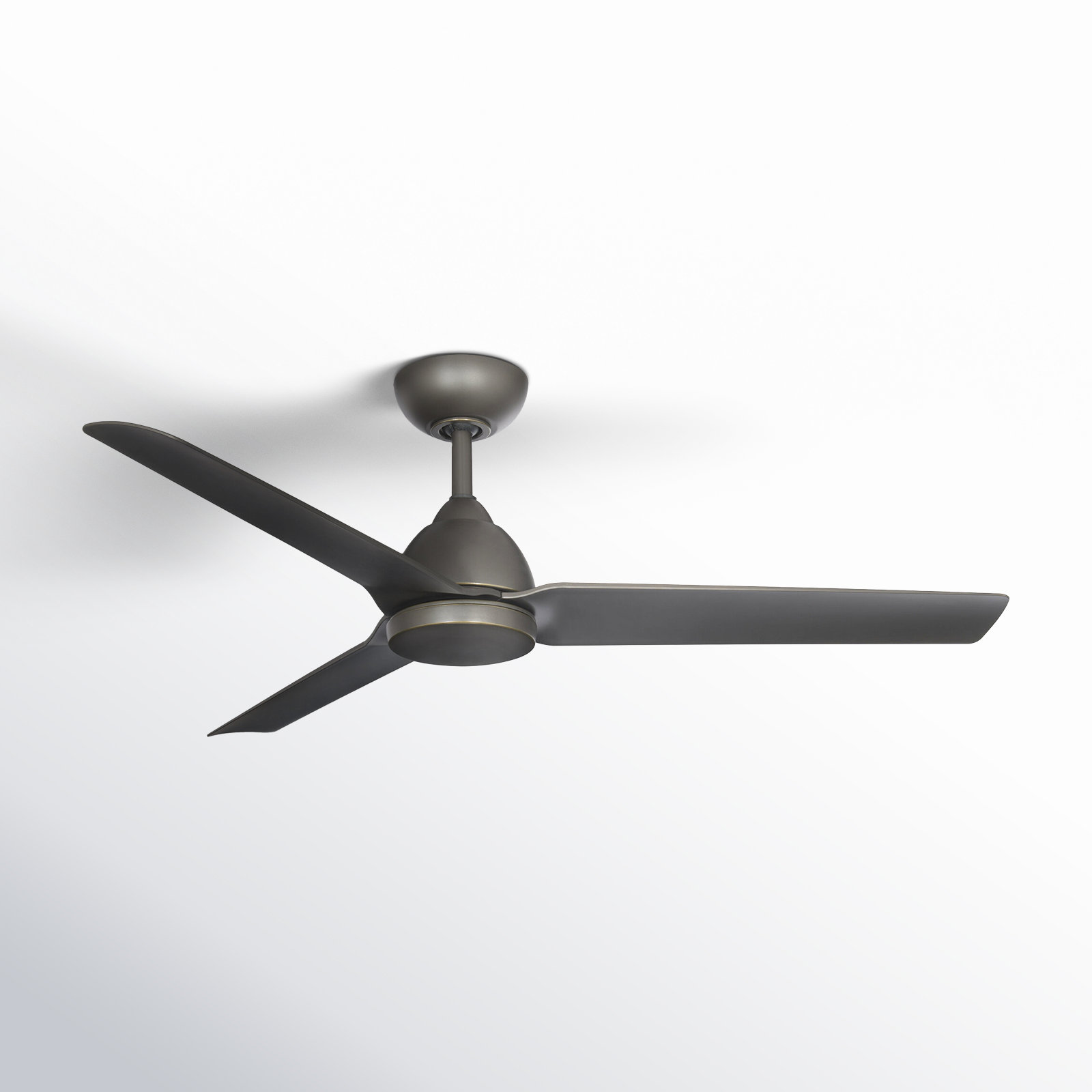 Mocha 54" Smart Ceiling Fan with Light Kit, Without Light Kit, Oil Rubbed Bronze