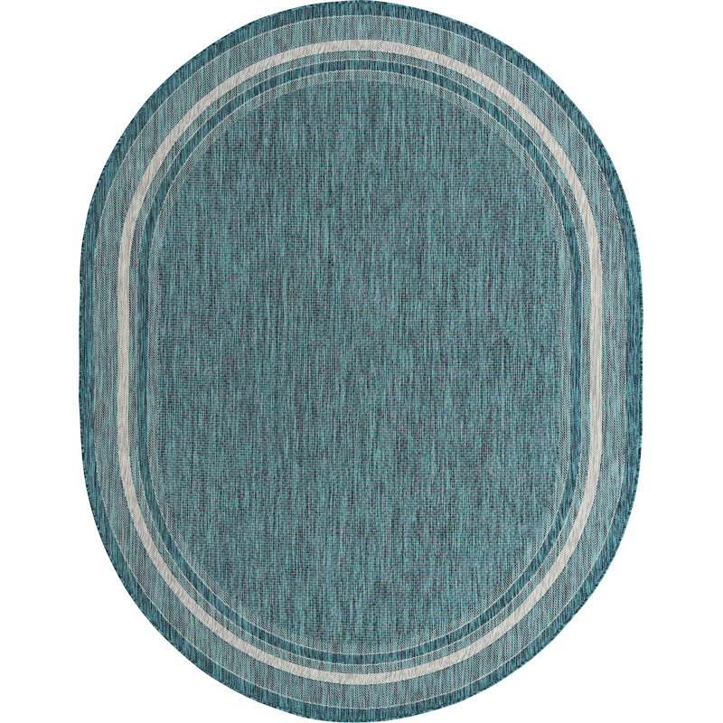 Sevil Indoor / Outdoor Rug, Oval 7'10" x 10'