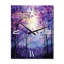 Violet Serenade - Horloge murale forêt surdimensionnée-99630397