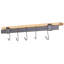 RACK IT UP! Wall Mounted Bar and Bamboo Shelf Pot Rack