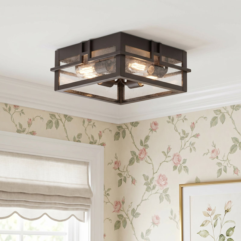 Blithe Glass Flush Mount