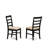 9 Piece Dining Table Set Includes a Rectangle Dinner Table with Butterfly Leaf and 8 Linen Fabric Dining Room Chairs, Black & Cherry-49668295