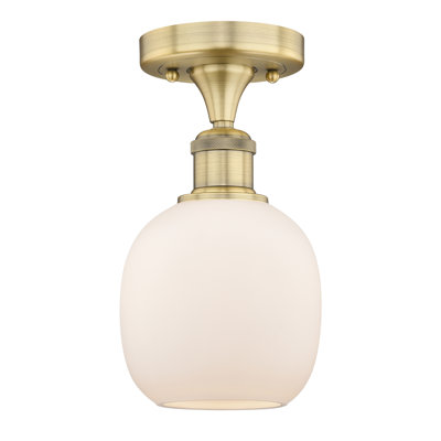 Magreb Glass Semi Flush Mount