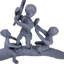 HUCKLEBERRY BOYS Iron Figurine 19cm-92166393