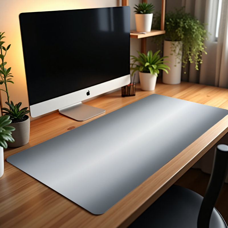 Polyester Desk Pad, 14.4x12.1