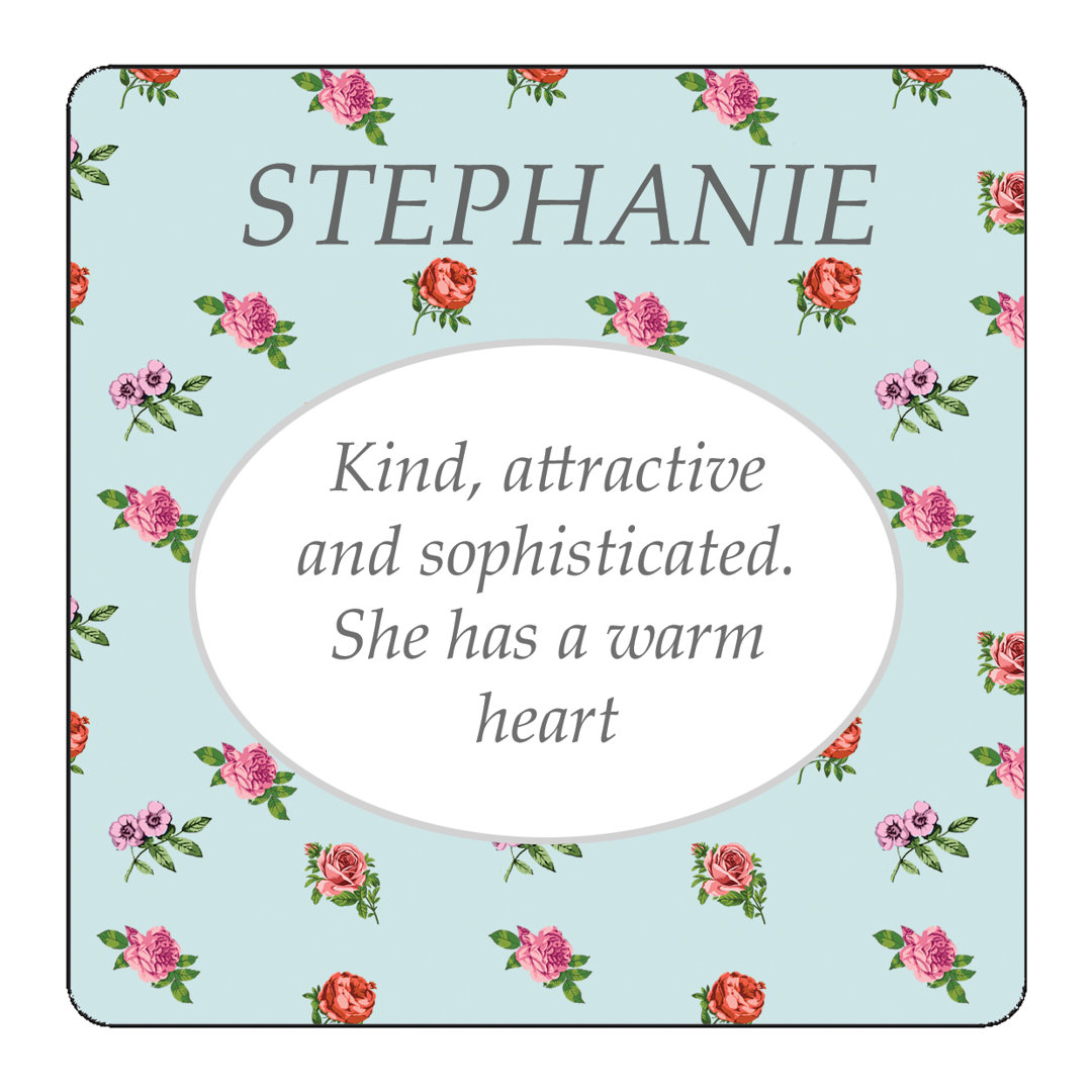 Personal Coaster - "Stephanie"