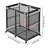 Yescom 35 Mesh Pool Storage Bin Rolling Cart Organizer-110367168