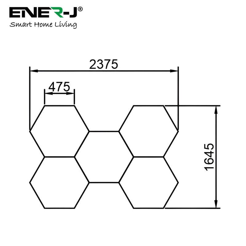 Ener - J LED Bulkhead 9 in 1 Power and CCT Switchable with Microwave Sensor White 320mm 22W IP65 IK10