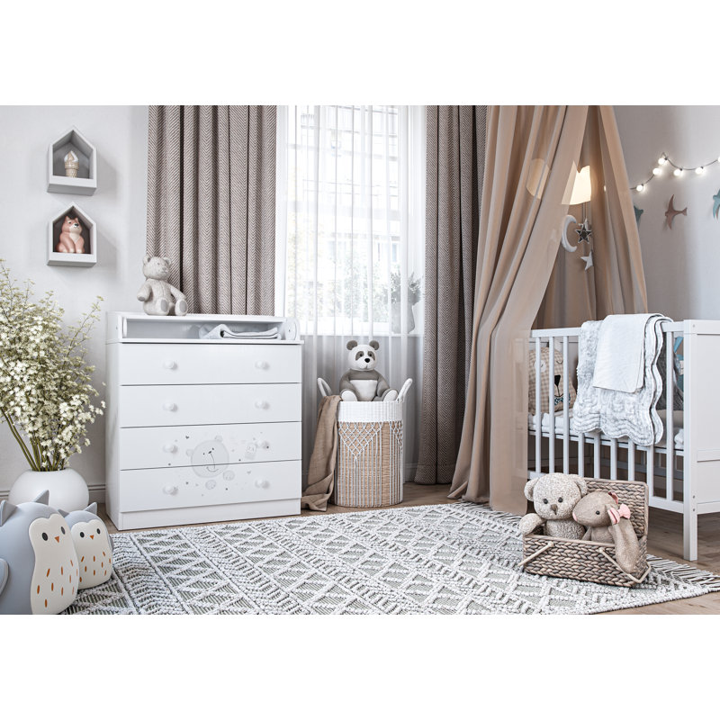 Changing dresser 800 Design line, Teddy White
