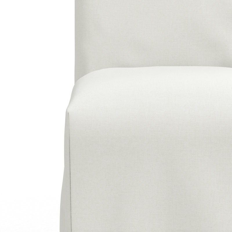 Chaise parsons en coton Armstrong, Lin texturé pierre ponce Zuma