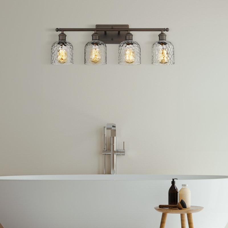 Lumley 4 - Light Dimmable Vanity Light, Oil Rubbed Bronze