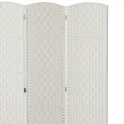 Peintures et art mural en bois de peuplier blanc avec rangement et conception pliante, 6 po pour chambre à coucher
