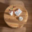 Table basse cylindrique de style rétro avec motif en relief vertical, table basse, table de salon-841357016-841357019