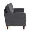 Velours rembourré 1pc Comfort Loveseat-961157273