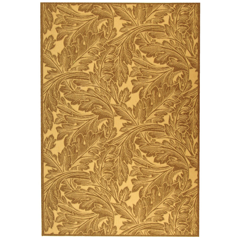 Herefordshire Performance Floral Indoor/Outdoor Area Rug, Rectangle 5'3" x 7'7"