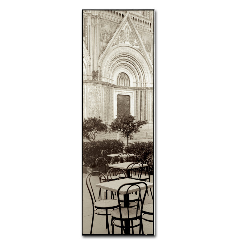 Alan Blaustein «Orvieto Caffe I», reproduction de photo sur toile tendue, H 24 po x l 8 po x P 2 po