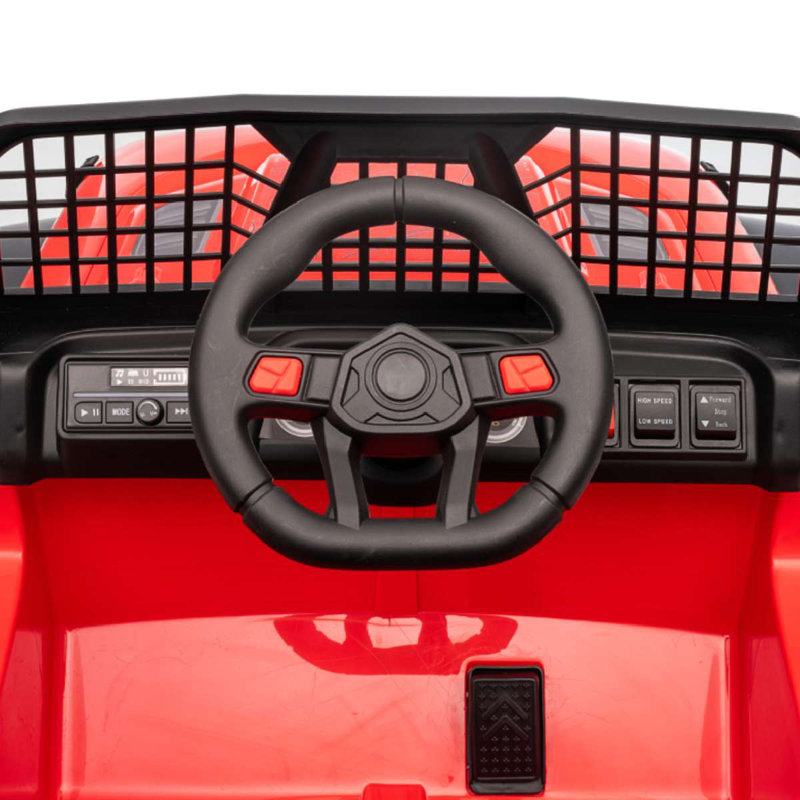 Jouets de 24 volts avec télécommande, voiture électrique pour enfants, musique Bluetooth, lumières DEL, suspension à ressort, 3 vitesses