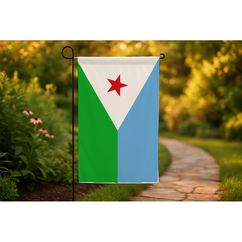 Drapeau de Djibouti — Drapeau extérieur