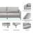 Beckel 76" Round Arm Sofa